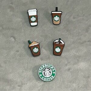 Starbucks Coffee Cup Crocs Charm Set